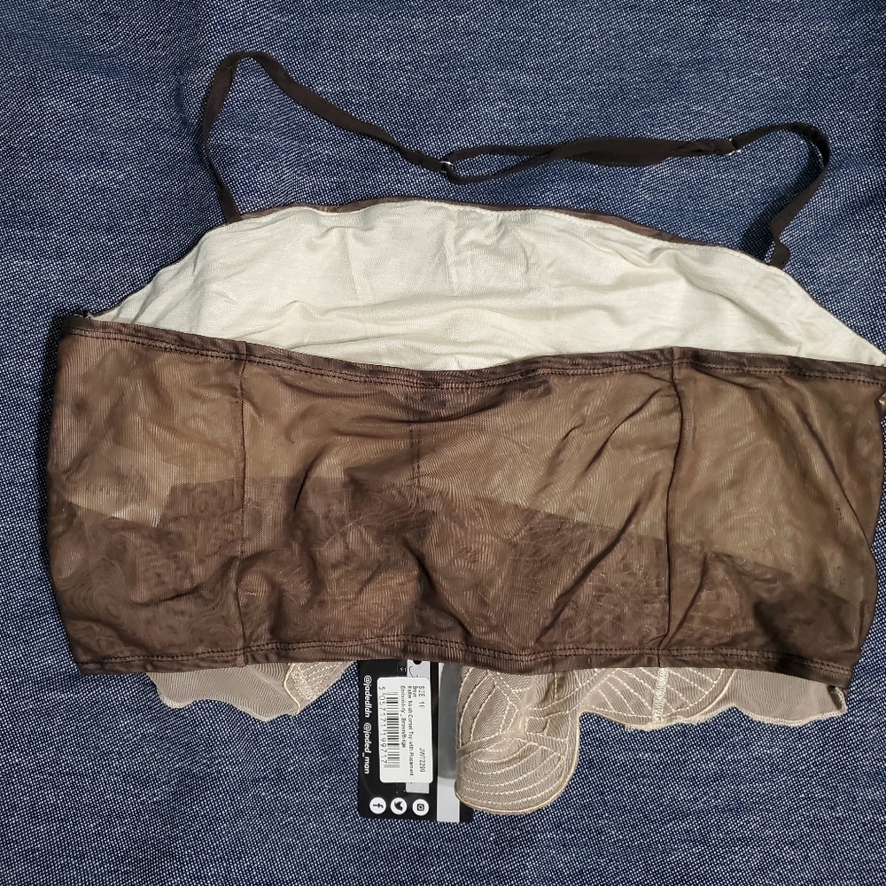 Jaded London | Rebirth Halter Mesh Corset Top Embroidered US 12 Brown - Picture 5 of 12
